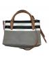 COACH (コーチ) 2WAYバッグ ブラック×ホワイト×グレー：4000円