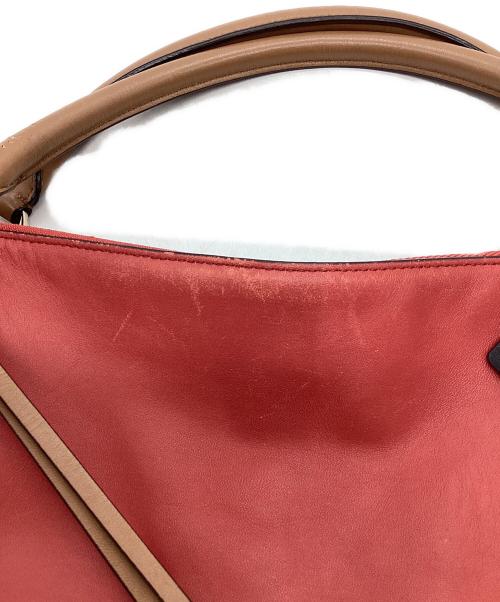 COACH（コーチ）COACH (コーチ) トートバッグ レッド×ホワイトの古着・服飾アイテム