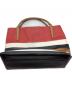 COACH (コーチ) トートバッグ レッド×ホワイト：4000円