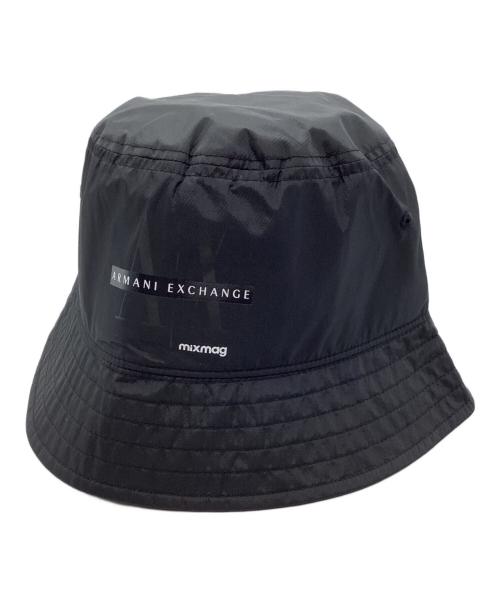 ARMANI EXCHANGE（アルマーニ エクスチェンジ）ARMANI EXCHANGE (アルマーニ エクスチェンジ) mixmag (mixmag) ハット ブラック 未使用品の古着・服飾アイテム