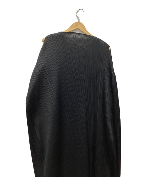 PLEATS PLEASE（プリーツプリーズ）PLEATS PLEASE (プリーツプリーズ) ノースリーブワンピース ブラック サイズ:5の古着・服飾アイテム