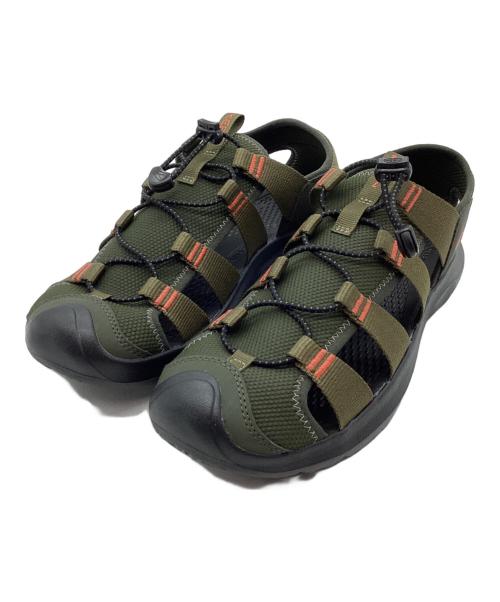 KEEN（キーン）KEEN (キーン) サンダルシューズ グリーン サイズ:29の古着・服飾アイテム