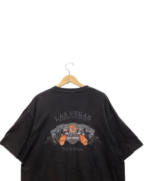 HARLEY-DAVIDSON（ハーレーダビッドソン）HARLEY-DAVIDSON (ハーレーダビッドソン) Tシャツ ブラック サイズ:XLの古着・服飾アイテム