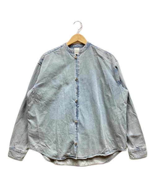 Casper John（キャスパージョン）Casper John (キャスパージョン) ノーカラーデニムジャケット インディゴ サイズ:Sの古着・服飾アイテム