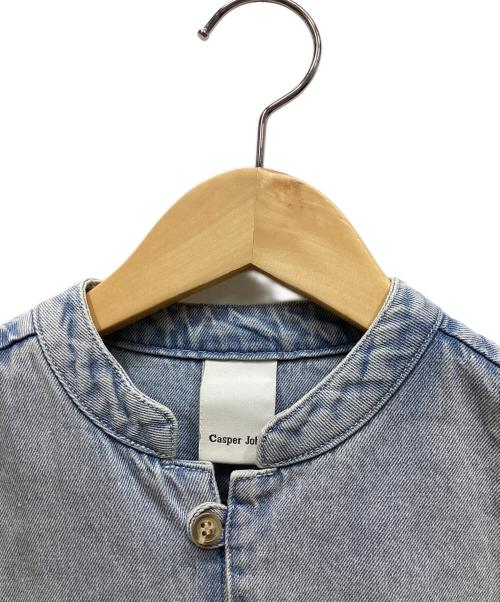 Casper John（キャスパージョン）Casper John (キャスパージョン) ノーカラーデニムジャケット インディゴ サイズ:Sの古着・服飾アイテム