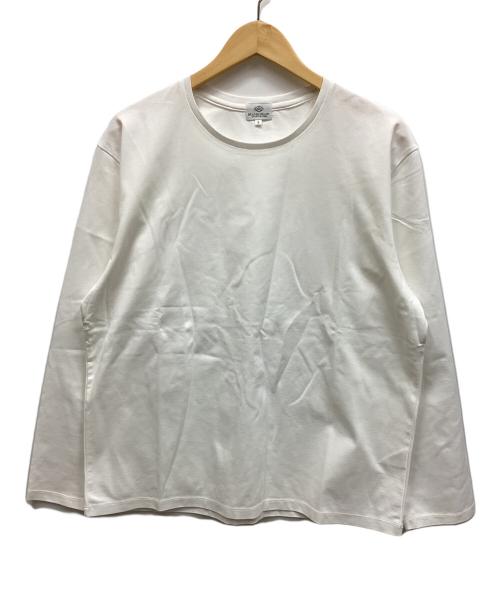 BEAMS HEART（ビームスハート）BEAMS HEART (ビームスハート) ラグジュアリーポンチ クルーネック カットソー ホワイト サイズ:Lの古着・服飾アイテム