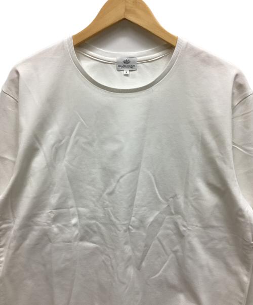 BEAMS HEART（ビームスハート）BEAMS HEART (ビームスハート) ラグジュアリーポンチ クルーネック カットソー ホワイト サイズ:Lの古着・服飾アイテム