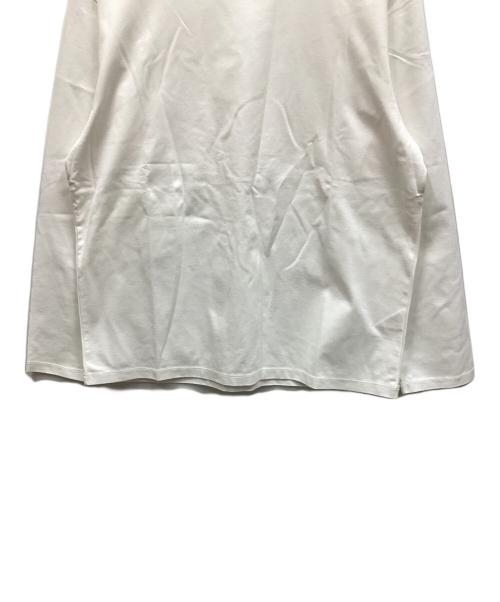 BEAMS HEART（ビームスハート）BEAMS HEART (ビームスハート) ラグジュアリーポンチ クルーネック カットソー ホワイト サイズ:Lの古着・服飾アイテム