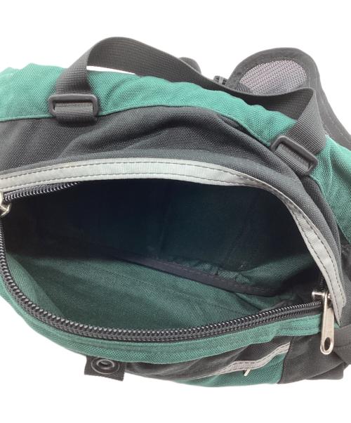 Overland（オーバーランド）Overland (オーバーランド) ウエストバッグ グリーン×ブラックの古着・服飾アイテム