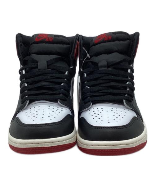 NIKE（ナイキ）NIKE (ナイキ) ハイカットスニーカー ホワイト×レッド サイズ:27 未使用品の古着・服飾アイテム