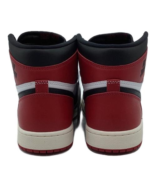 NIKE（ナイキ）NIKE (ナイキ) ハイカットスニーカー ホワイト×レッド サイズ:27 未使用品の古着・服飾アイテム