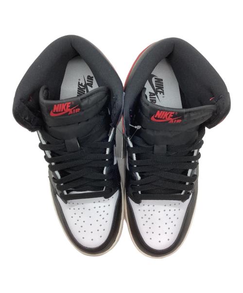 NIKE（ナイキ）NIKE (ナイキ) ハイカットスニーカー ホワイト×レッド サイズ:27 未使用品の古着・服飾アイテム