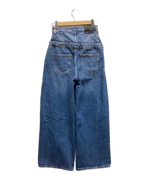 ZARA（ザラ）ZARA (ザラ) MAISON SPECIAL (メゾンスペシャル) ダブルウエストデニムパンツ インディゴ サイズ:EUR32の古着・服飾アイテム