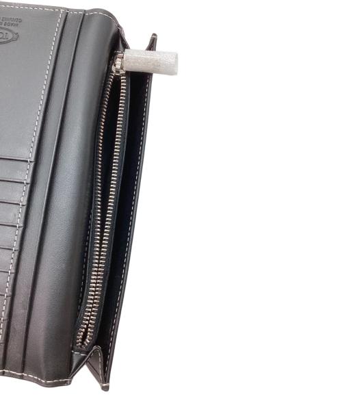 TOD'S（トッズ）TOD'S (トッズ) 長財布 ブラックの古着・服飾アイテム