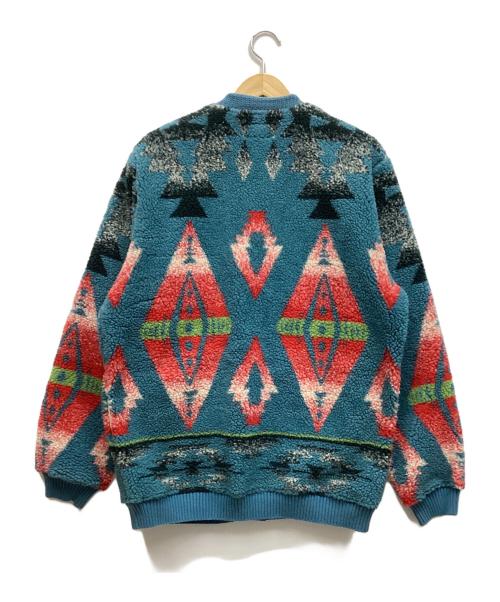 BEAMS（ビームス）BEAMS (ビームス) 厚手カーディガン ブルー サイズ:Lの古着・服飾アイテム