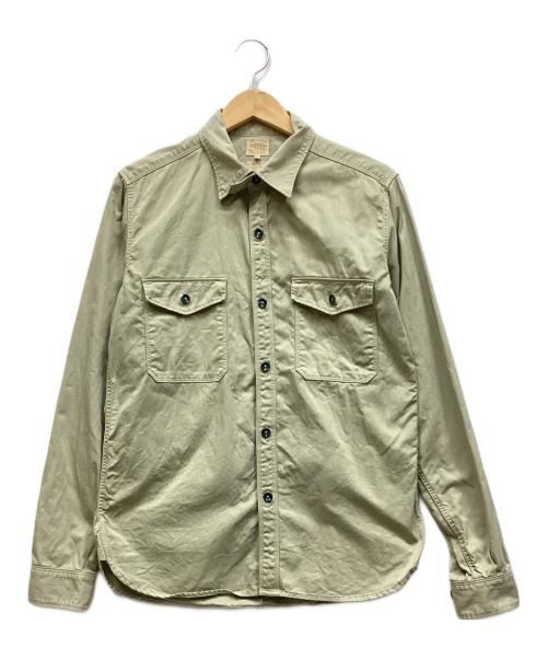 RUNABOUT（-）RUNABOUT (-) 長袖シャツ グリーン サイズ:Sの古着・服飾アイテム