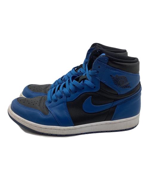 NIKE（ナイキ）NIKE (ナイキ) AIR JORDAN 1 RETRO HIGH OG ブルー×ブラック サイズ:27.5の古着・服飾アイテム