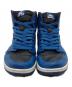 NIKE (ナイキ) AIR JORDAN 1 RETRO HIGH OG ブルー×ブラック サイズ:27.5：7000円