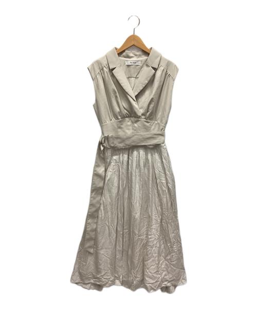 HER LIP TO（ハーリップトゥ）HER LIP TO (ハーリップトゥ) ノースリーブワンピース ベージュ サイズ:Sの古着・服飾アイテム
