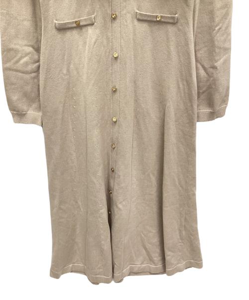 HER LIP TO（ハーリップトゥ）HER LIP TO (ハーリップトゥ) ニットワンピース ベージュ サイズ:Mの古着・服飾アイテム