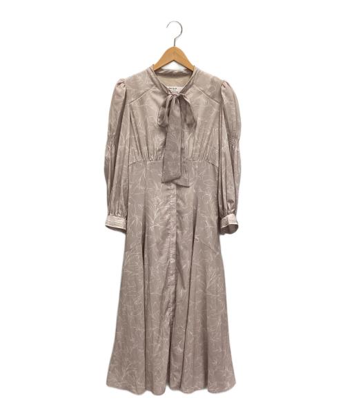 HER LIP TO（ハーリップトゥ）HER LIP TO (ハーリップトゥ) ワンピース ベージュ サイズ:Mの古着・服飾アイテム