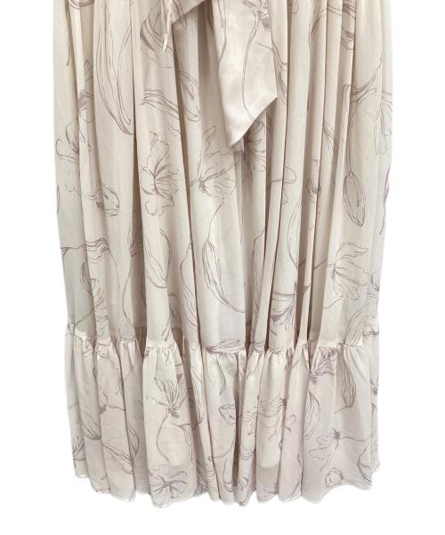 HER LIP TO（ハーリップトゥ）HER LIP TO (ハーリップトゥ) ノースリーブ・キャミソールワンピース ベージュ サイズ:Sの古着・服飾アイテム