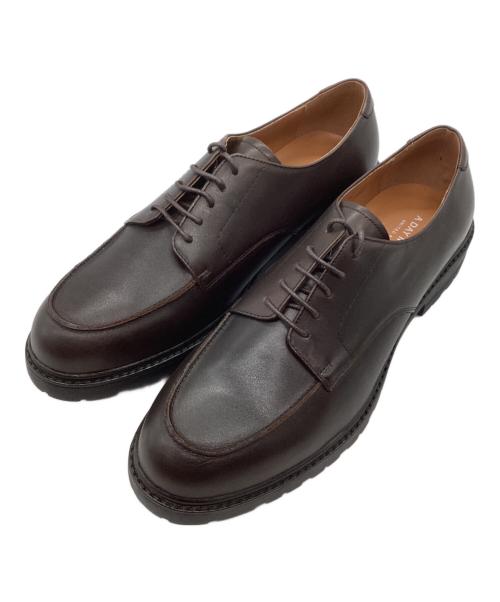 a day in the life（ア デイ イン ザ ライフ）a day in the life (ア デイ イン ザ ライフ) Uチップレースアップシューズ ブラウン サイズ:9の古着・服飾アイテム