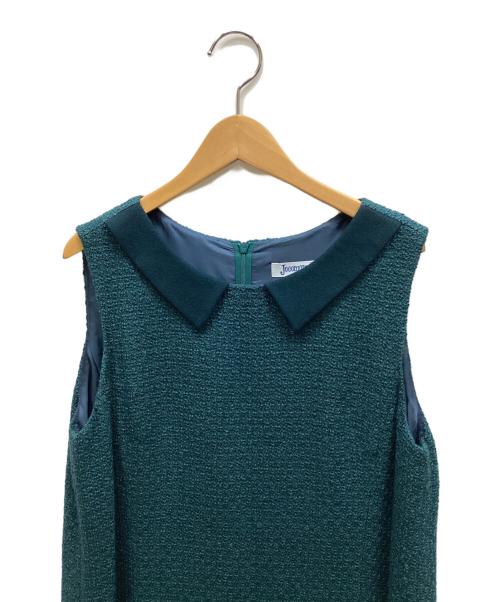Jocomomola（ホコモモラ）Jocomomola (ホコモモラ) ノースリーブワンピース グリーン サイズ:42 未使用品の古着・服飾アイテム