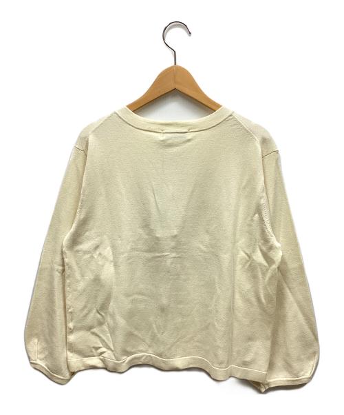 Jocomomola（ホコモモラ）Jocomomola (ホコモモラ) 薄手カーディガン アイボリー サイズ:40 未使用品の古着・服飾アイテム