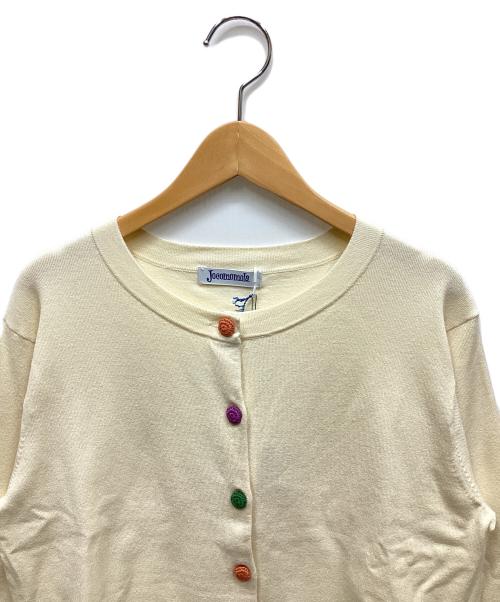 Jocomomola（ホコモモラ）Jocomomola (ホコモモラ) 薄手カーディガン アイボリー サイズ:40 未使用品の古着・服飾アイテム