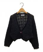 Jocomomolaホコモモラ）の古着「薄手カーディガン」｜ブラック