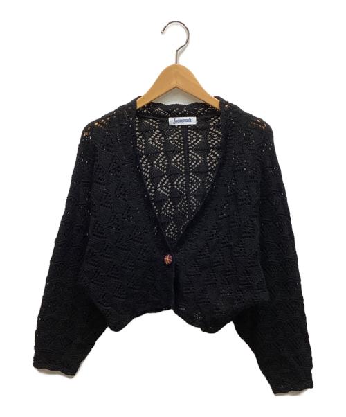 Jocomomola（ホコモモラ）Jocomomola (ホコモモラ) 薄手カーディガン ブラック サイズ:40の古着・服飾アイテム