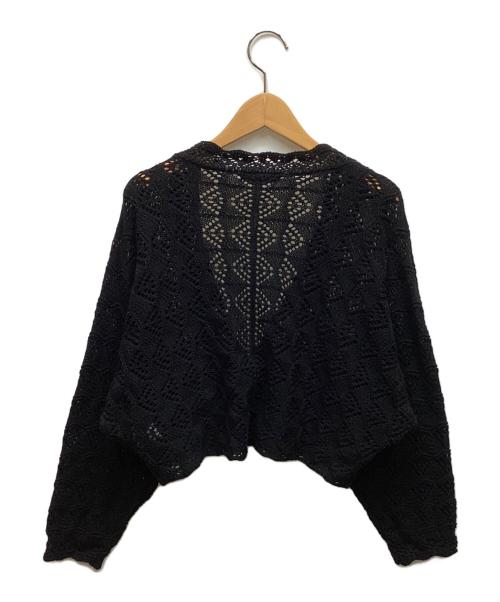 Jocomomola（ホコモモラ）Jocomomola (ホコモモラ) 薄手カーディガン ブラック サイズ:40の古着・服飾アイテム