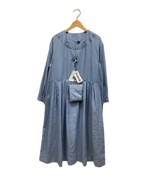 Jocomomola（ホコモモラ）Jocomomola (ホコモモラ) 長袖ワンピース ブルー サイズ:40 未使用品の古着・服飾アイテム