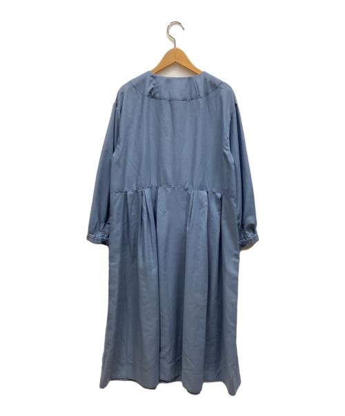 Jocomomola（ホコモモラ）Jocomomola (ホコモモラ) 長袖ワンピース ブルー サイズ:40 未使用品の古着・服飾アイテム