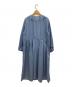 Jocomomola (ホコモモラ) 長袖ワンピース ブルー サイズ:40 未使用品：4000円