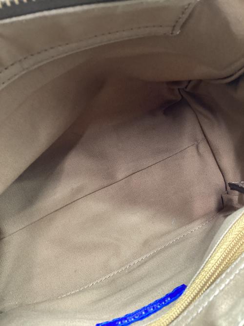 BLUE LABEL CRESTBRIDGE（ブルーレーベルクレストブリッジ）BLUE LABEL CRESTBRIDGE (ブルーレーベルクレストブリッジ) ロゴプリントハトメトート アイボリーの古着・服飾アイテム