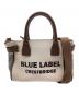 BLUE LABEL CRESTBRIDGE（ブルーレーベルクレストブリッジ）の古着「ロゴプリントハトメトート」｜アイボリー