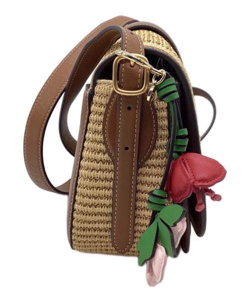 Kate Spade（ケイトスペード）Kate Spade (ケイトスペード) ミディアム サドルバック ブラウンの古着・服飾アイテム