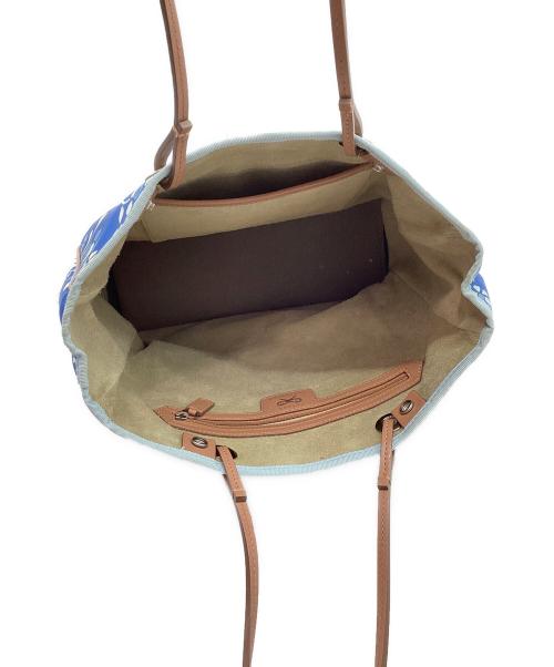 ANYA HINDMARCH（アニヤ・ハインドマーチ）ANYA HINDMARCH (アニヤ・ハインドマーチ) 転写トートバッグの古着・服飾アイテム