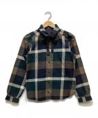 BLUE LABEL CRESTBRIDGEブルーレーベルクレストブリッジ）の古着「チェックシャツ」｜ブラウン×グリーン