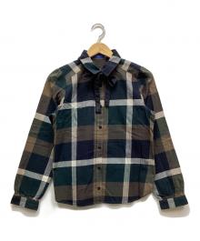 BLUE LABEL CRESTBRIDGE（ブルーレーベルクレストブリッジ）の古着「チェックシャツ」｜ブラウン×グリーン