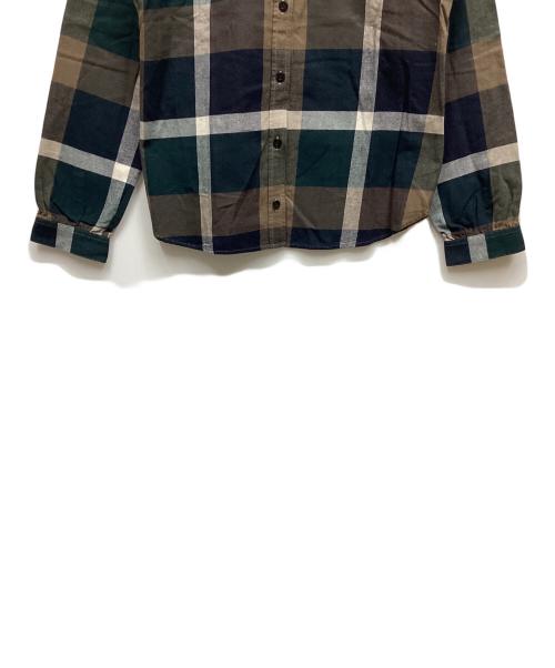 BLUE LABEL CRESTBRIDGE（ブルーレーベルクレストブリッジ）BLUE LABEL CRESTBRIDGE (ブルーレーベルクレストブリッジ) チェックシャツ ブラウン×グリーン サイズ:38の古着・服飾アイテム