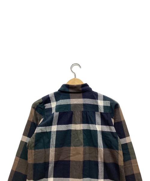 BLUE LABEL CRESTBRIDGE（ブルーレーベルクレストブリッジ）BLUE LABEL CRESTBRIDGE (ブルーレーベルクレストブリッジ) チェックシャツ ブラウン×グリーン サイズ:38の古着・服飾アイテム