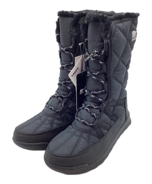 SOREL（ソレル）SOREL (ソレル) スノーブーツ ブラック サイズ:24.5 未使用品の古着・服飾アイテム