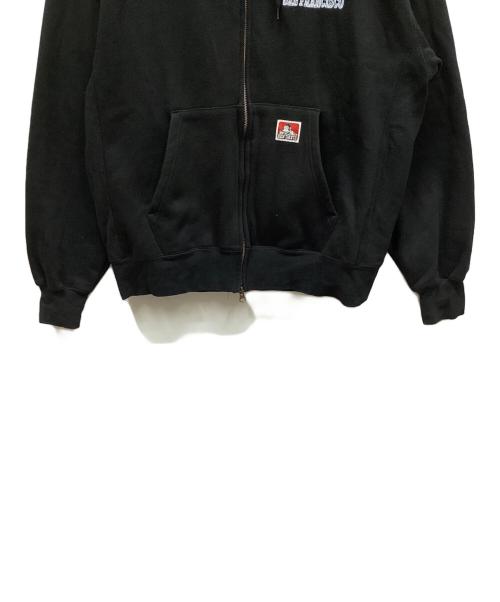 BEN DAVIS（ベンデイビス）BEN DAVIS (ベンデイビス) 裏起毛ジップパーカー ブラック サイズ:Lの古着・服飾アイテム