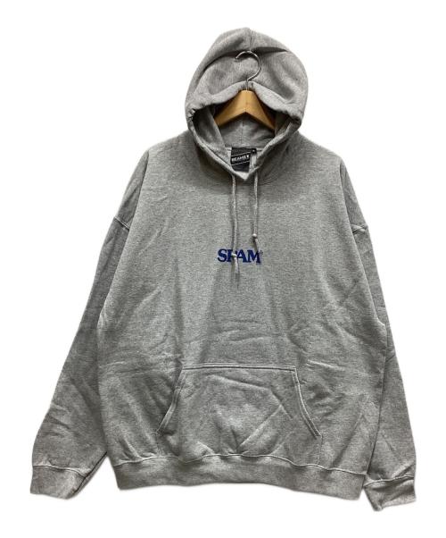 BEAMS（ビームス）BEAMS (ビームス) SPAM (スパム) スウェット フーディー ライトグレー サイズ:XL 未使用品の古着・服飾アイテム