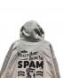 中古・古着 BEAMS (ビームス) SPAM (スパム) スウェット フーディー ライトグレー サイズ:XL 未使用品：5000円