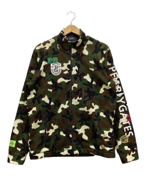 PEARLY GATES（パーリーゲイツ）PEARLY GATES (パーリーゲイツ) ジップジャケット カーキ サイズ:5の古着・服飾アイテム