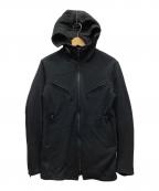 kiryuyrikキリュウキリュウ）の古着「ロングジップパーカー」｜ブラック